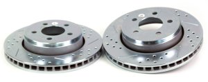 Ford Explorer Brake Rotors (2) - Front - Baer Brakes - Slot & Drilled - `95-`01